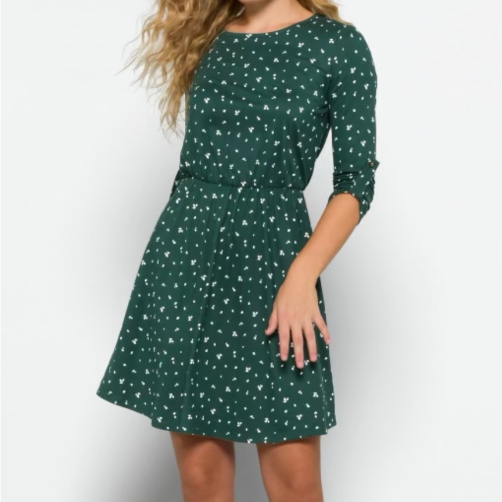 Mid sleeve fall/winter dress